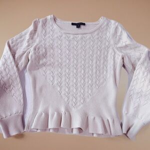 Cyrus Cream Textured Knit Top